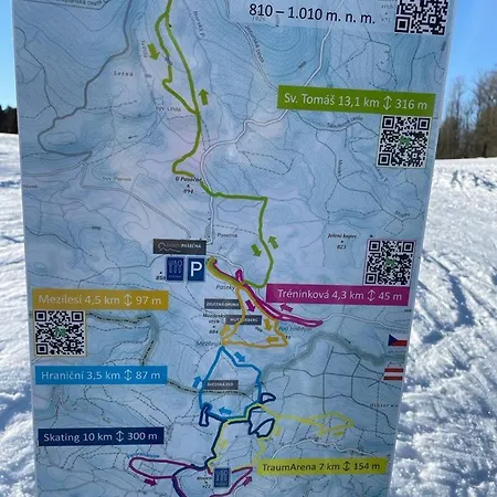 Hajovna Lipno アパート *